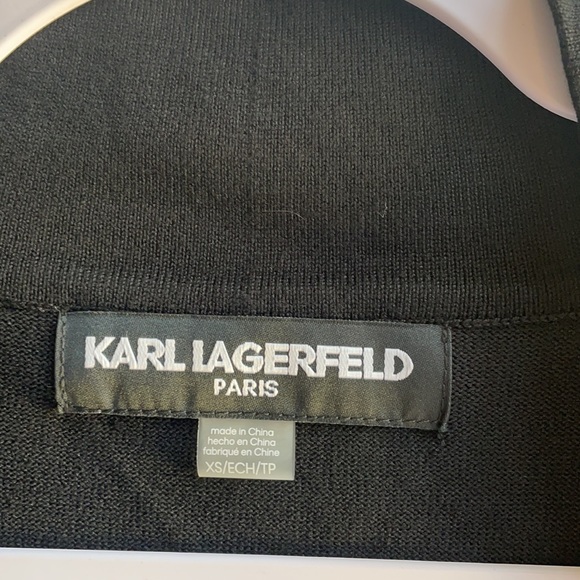 Karl Lagerfeld Paris Womens Bow Tie Cardigan XS - Picture 6 of 9
